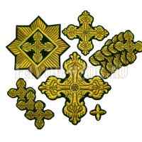 Иерейский набор крестов Лев зеленый купить с доставкой