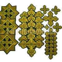Архиерейский набор крестов Лев зеленый купить с доставкой