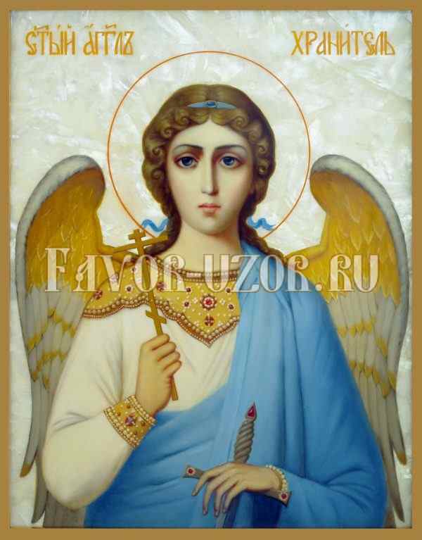 ikona-Angela-Khranitelya-pismo-na-perlamutre