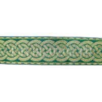 Галун зеленый Плетенка, 4 см ширина купить с доставкой