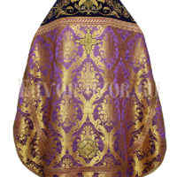 Иерейское облачение из парчи с вышивкой фиолетовое купить с доставкой