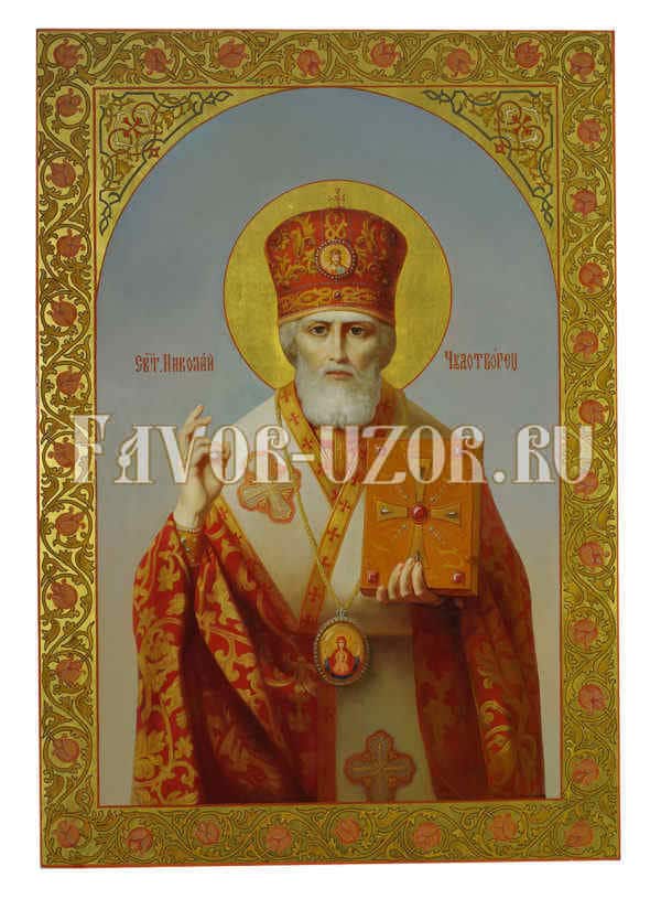 ikona-svyatogo-Nikolaya-kupit-rukopisnaya-ikona