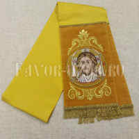 Закладка для Евангелия, желтая, вышивка купить с доставкой