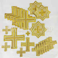Кресты на облачение архиерейское, золотые купить с доставкой