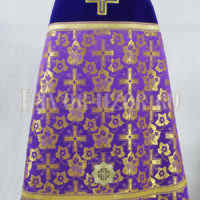 Иерейское фиолетовое облачение, парча греческая купить с доставкой